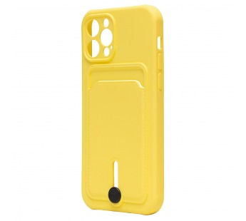 Чехол-накладка - SC304 с картхолдером для "Apple iPhone 12 Pro" (yellow) (208656)#2097747