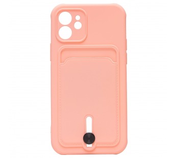 Чехол-накладка - SC304 с картхолдером для "Apple iPhone 12" (light pink) (208647)#1769607