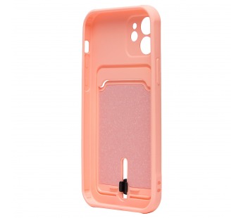 Чехол-накладка - SC304 с картхолдером для "Apple iPhone 12" (light pink) (208647)#2097265