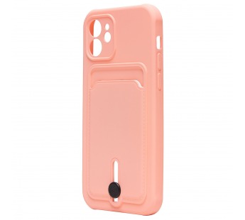 Чехол-накладка - SC304 с картхолдером для "Apple iPhone 12" (light pink) (208647)#2097266