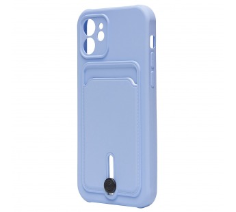 Чехол-накладка - SC304 с картхолдером для "Apple iPhone 12" (light violet) (208646)#2097734