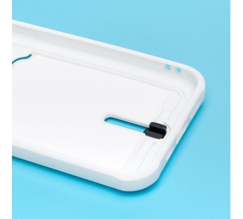 Чехол-накладка - SC304 с картхолдером для "Apple iPhone 12" (white) (208648)#2139729