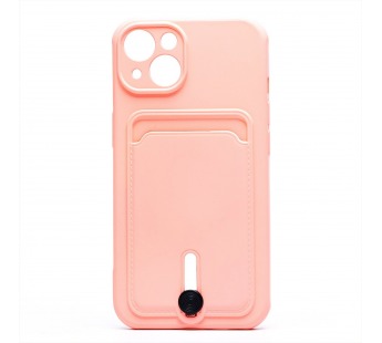 Чехол-накладка - SC304 с картхолдером для "Apple iPhone 13" (light pink) (208657)#1779915