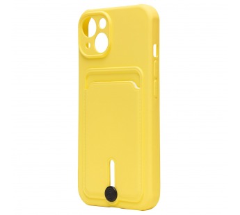 Чехол-накладка - SC304 с картхолдером для "Apple iPhone 13" (yellow) (208658)#1840869