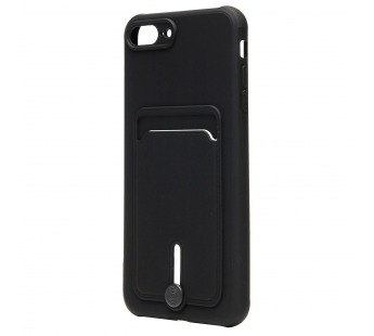 Чехол-накладка - SC304 с картхолдером для "Apple iPhone 7 Plus/iPhone 8 Plus" (black) (208668)#2097818