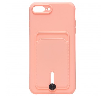 Чехол-накладка - SC304 с картхолдером для "Apple iPhone 7 Plus/iPhone 8 Plus" (light pink) (208672)#1769631