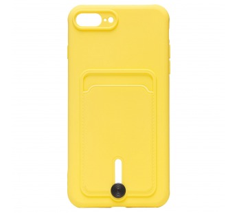 Чехол-накладка - SC304 с картхолдером для "Apple iPhone 7 Plus/iPhone 8 Plus" (yellow) (208674)#1769635