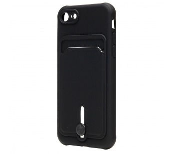 Чехол-накладка - SC304 с картхолдером для "Apple iPhone 7/iPhone 8/iPhone SE 2020" (black) (208661)#2097848