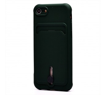 Чехол-накладка - SC304 с картхолдером для "Apple iPhone 7/iPhone 8/iPhone SE 2020" (dark gr (208662)#2097841