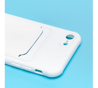 Чехол-накладка - SC304 с картхолдером для "Apple iPhone 7/iPhone 8/iPhone SE 2020" (white) (208666)#2097829