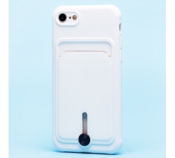 Чехол-накладка - SC304 с картхолдером для "Apple iPhone 7/iPhone 8/iPhone SE 2020" (white) (208666)#2097830