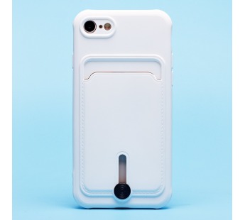 Чехол-накладка - SC304 с картхолдером для "Apple iPhone 7/iPhone 8/iPhone SE 2020" (white) (208666)#2097831
