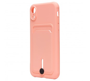 Чехол-накладка - SC304 с картхолдером для "Apple iPhone XR" (light pink) (208679)#1930608