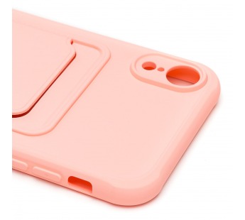 Чехол-накладка - SC304 с картхолдером для "Apple iPhone XR" (light pink) (208679)#1930609