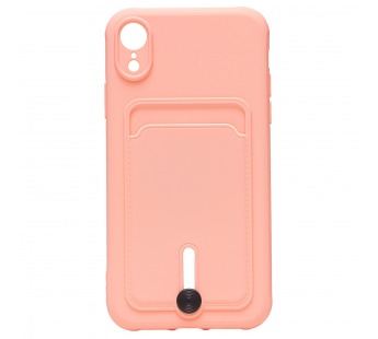 Чехол-накладка - SC304 с картхолдером для "Apple iPhone XR" (light pink) (208679)#1769562