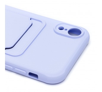 Чехол-накладка - SC304 с картхолдером для "Apple iPhone XR" (light violet) (208678)#1930611