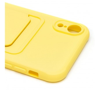 Чехол-накладка - SC304 с картхолдером для "Apple iPhone XR" (yellow) (208681)#1930615