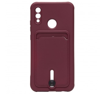 Чехол-накладка - SC304 с картхолдером для "Huawei Honor 10 Lite/P Smart 2019" (bordo) (208684)#1769568