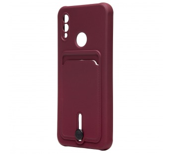 Чехол-накладка - SC304 с картхолдером для "Huawei Honor 10 Lite/P Smart 2019" (bordo) (208684)#2043453