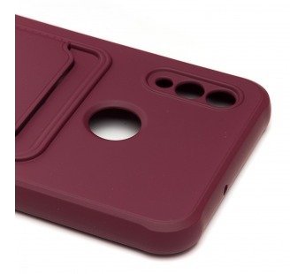 Чехол-накладка - SC304 с картхолдером для "Huawei Honor 10 Lite/P Smart 2019" (bordo) (208684)#2043454