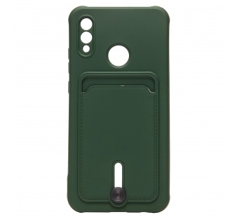 Чехол-накладка - SC304 с картхолдером для "Huawei Honor 10 Lite/P Smart 2019" (dark green) (208683)#1769569