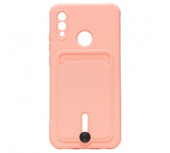 Чехол-накладка - SC304 с картхолдером для "Huawei Honor 10 Lite/P Smart 2019" (light pink) (208686)#1769570