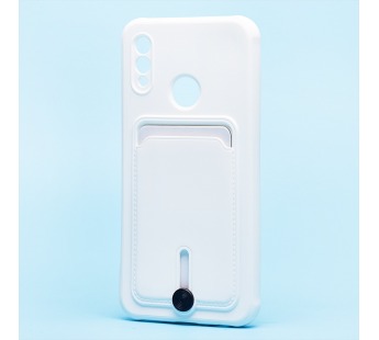Чехол-накладка - SC304 с картхолдером для "Huawei Honor 10 Lite/P Smart 2019" (white) (208687)#2097883