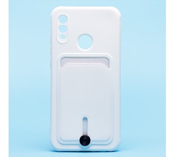 Чехол-накладка - SC304 с картхолдером для "Huawei Honor 10 Lite/P Smart 2019" (white) (208687)#2097884