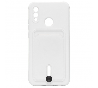 Чехол-накладка - SC304 с картхолдером для "Huawei Honor 10 Lite/P Smart 2019" (white) (208687)#1769572