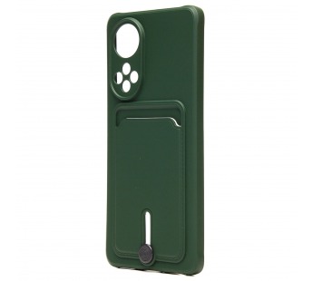 Чехол-накладка - SC304 с картхолдером для "Huawei Honor 50/Nova 9" (dark green) (208689)#2043562