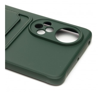 Чехол-накладка - SC304 с картхолдером для "Huawei Honor 50/Nova 9" (dark green) (208689)#2043563