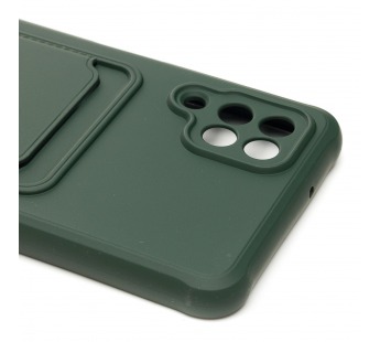 Чехол-накладка - SC304 с картхолдером для "Samsung SM-A125 Galaxy A12" (dark green) (208708)#2043561