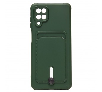 Чехол-накладка - SC304 с картхолдером для "Samsung SM-A125 Galaxy A12" (dark green) (208708)#1769727