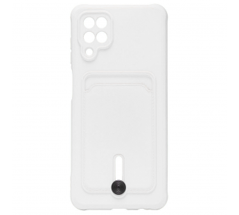 Чехол-накладка - SC304 с картхолдером для "Samsung SM-A125 Galaxy A12" (white) (208712)#1769789
