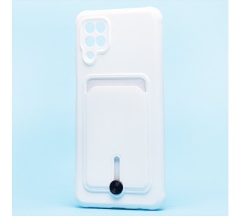 Чехол-накладка - SC304 с картхолдером для "Samsung SM-A125 Galaxy A12" (white) (208712)#2055245