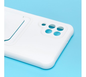 Чехол-накладка - SC304 с картхолдером для "Samsung SM-A125 Galaxy A12" (white) (208712)#2055246