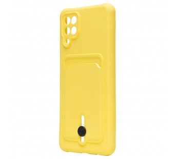 Чехол-накладка - SC304 с картхолдером для "Samsung SM-A125 Galaxy A12" (yellow) (208713)#2055247