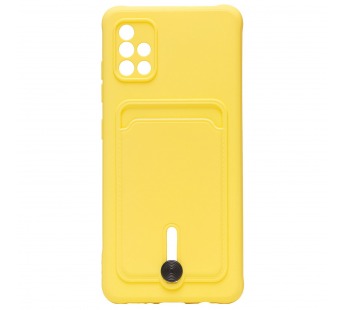 Чехол-накладка - SC304 с картхолдером для "Samsung SM-A515 Galaxy A51 4G" (yellow) (208741)#1768718