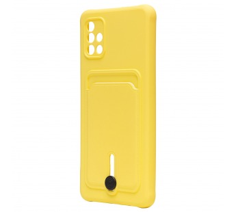Чехол-накладка - SC304 с картхолдером для "Samsung SM-A515 Galaxy A51 4G" (yellow) (208741)#2042484