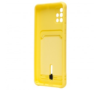 Чехол-накладка - SC304 с картхолдером для "Samsung SM-A515 Galaxy A51 4G" (yellow) (208741)#2097902