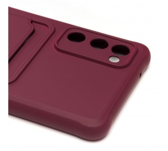 Чехол-накладка - SC304 с картхолдером для "Samsung SM-G780 Galaxy S20FE" (bordo) (208744)#2055279