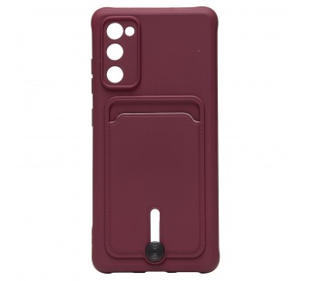 Чехол-накладка - SC304 с картхолдером для "Samsung SM-G780 Galaxy S20FE" (bordo) (208744)#1769519