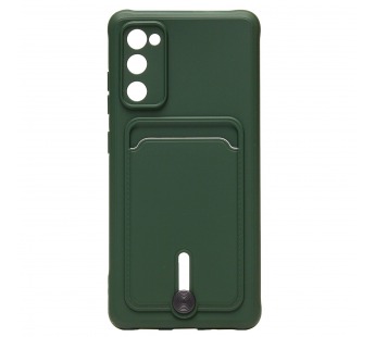 Чехол-накладка - SC304 с картхолдером для "Samsung SM-G780 Galaxy S20FE" (dark green) (208743)#1769520