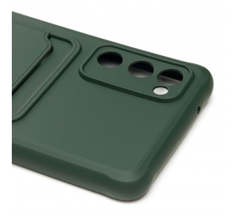 Чехол-накладка - SC304 с картхолдером для "Samsung SM-G780 Galaxy S20FE" (dark green) (208743)#2042476