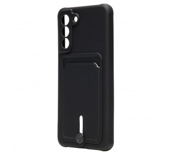 Чехол-накладка - SC304 с картхолдером для "Samsung SM-G990 Galaxy S21FE" (black) (208749)#2043556
