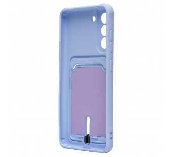 Чехол-накладка - SC304 с картхолдером для "Samsung SM-G990 Galaxy S21FE" (light violet) (208751)#2097979