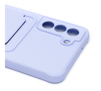 Чехол-накладка - SC304 с картхолдером для "Samsung SM-G990 Galaxy S21FE" (light violet) (208751)#2042470