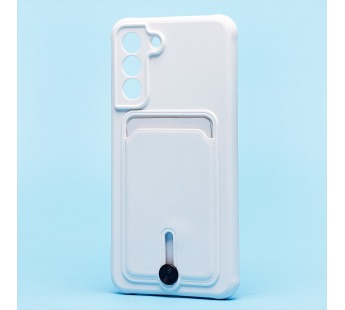 Чехол-накладка - SC304 с картхолдером для "Samsung SM-G990 Galaxy S21FE" (white) (208753)#2055280