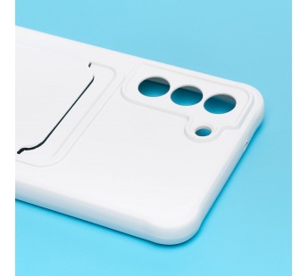 Чехол-накладка - SC304 с картхолдером для "Samsung SM-G990 Galaxy S21FE" (white) (208753)#2055281