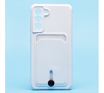 Чехол-накладка - SC304 с картхолдером для "Samsung SM-G990 Galaxy S21FE" (white) (208753)#2097977